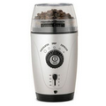 Platinum Coffee Grinder with Cup and Grind Settings